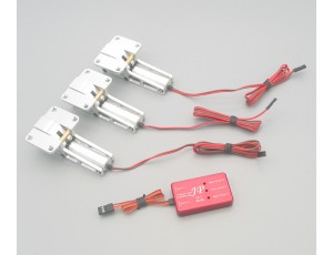 JP Hobby ER-120 Alloy Electric Retract System With Nose Gear - 12mm (3 Outside)